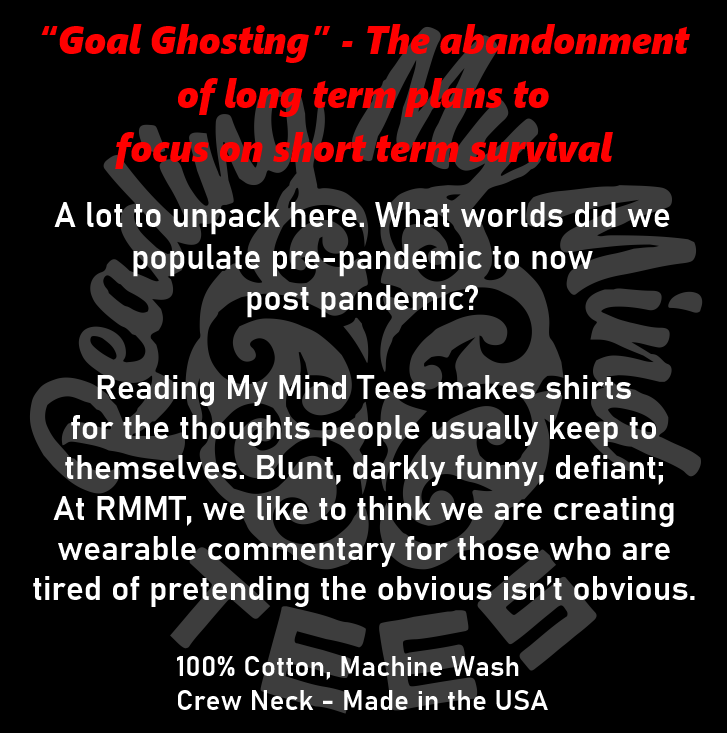Goal Ghosting lifestyle